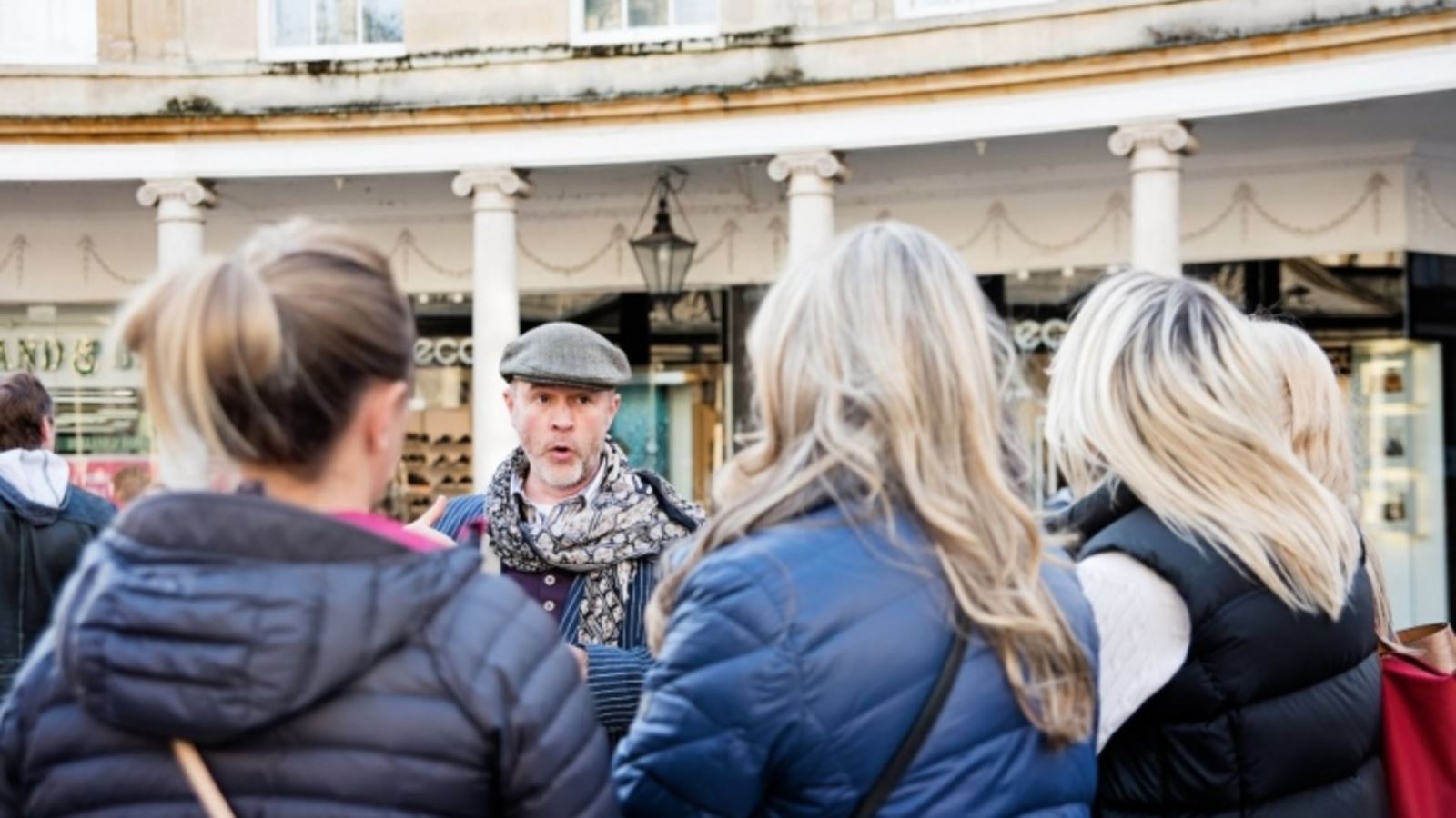 People on a Savouring Bath tour